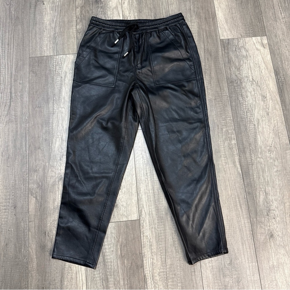 Blank NYC Black Faux Leather Pants